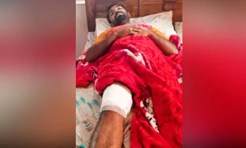 യുവാവിനെ പന്നി കുത്തിപ്പരിേക്കൽപ്പിച്ചു യുവാവിനെ പന്നി കുത്തിപ്പരിേക്കൽപ്പിച്ചു