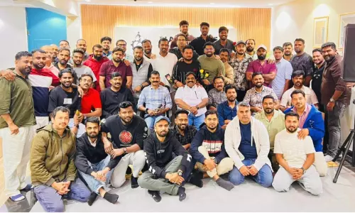 ത​ബൂ​ക്ക്​ ഇ​ന്ത്യ​ൻ ഫു​ട്ബാ​ൾ അ​സോ​സി​യേ​ഷ​ൻ ഭാ​ര​വാ​ഹി​ക​ൾ​ക്ക് സ്വീ​ക​ര​ണം