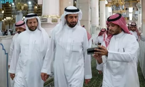 റമദാൻ ഒരുക്കങ്ങൾ വിലയിരുത്തി ഹജ്ജ് ഉംറ മന്ത്രി ഹറമിൽ സന്ദർശനം നടത്തി