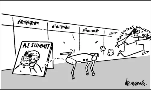 ചൈ​നീ​സ് റോ​ബോ​ഡോ​ഗി​ന്റെ പി​തൃ​​ത്വം അ​വ​കാ​ശ​പ്പെ​ട്ടു; ഗാൽ​ഗോ​ത്തി​യ സ​ർ​വ​ക​ലാ​ശാ​ല​യെ ഉ​ച്ച​കോ​ടി​യി​ൽ​നി​ന്ന് പു​റ​ത്താ​ക്കി