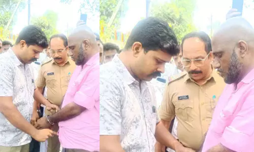 സാമ്പത്തിക തട്ടിപ്പ്; മുൻ പഞ്ചായത്തംഗത്തെ നാട്ടുകാർ പിടികൂടി പൊലീസിൽ ഏൽപ്പിച്ചു