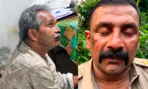 വ്യാജമദ്യ റെയ്ഡിനിടെ എക്സൈസ് ഇൻസ്പെക്ടർക്ക് വെട്ടേറ്റു