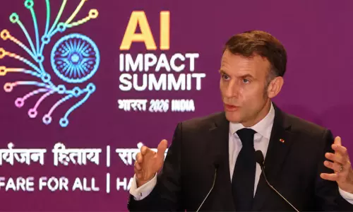 ഇന്ത്യയുടെ ഡിജിറ്റൽ നേട്ടങ്ങളെ പ്രശംസിച്ച് ഇമ്മാനുവൽ മാക്രോൺ എ.ഐ ഉച്ചകോടിയിൽ