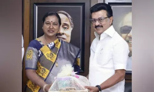 പ്രേമലത വിജയകാന്തിന്‍റെ പാർട്ടി ഡി.എം.കെ മുന്നണിയിൽ; എൻ.ഡി.എക്ക് തിരിച്ചടി