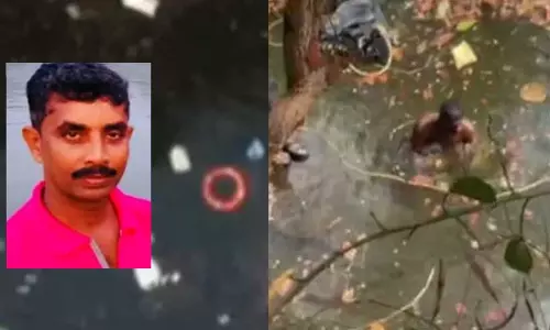 ലോറി അപകടം: എട്ടു മണിക്കൂർ രക്ഷാപ്രവർത്തനം വിഫലം; ക്ലീനർ മുസ്തഫയെ രക്ഷിക്കാനായില്ല