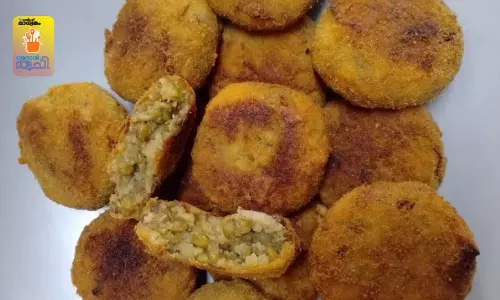 ഇനി ചെ​റു​പ​യ​ർ ക​ട്‍ല​റ്റ് ഉണ്ടാക്കാം