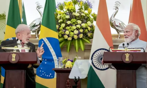 ഉ​ഭ​യ​ക​ക്ഷി വ്യാ​പാ​രം 20 ശ​ത​കോ​ടി ഡോ​ളി​റി​ലെ​ത്തി​ക്കാ​ൻ ഇ​ന്ത്യ -ബ്ര​സീ​​ൽ ധാ​ര​ണ