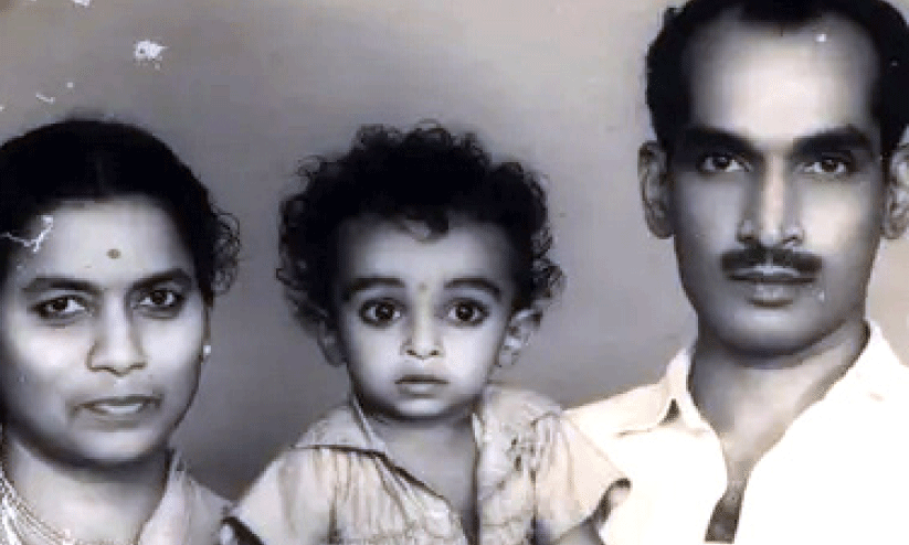 പി.കെ. ബാലകൃഷ്ണൻ, ഭാര്യ ഭാഗീരഥി, മകൾ ജയലക്ഷ്മി