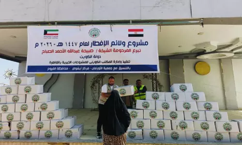 ഈ​ജി​പ്തി​ൽ ഇ​ഫ്താ​ർ വി​രു​ന്നു​മാ​യി കു​വൈ​ത്ത് ചാ​രി​റ്റി