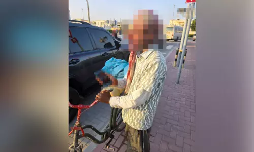 ദു​ബൈ​യി​ൽ ഭി​ക്ഷാ​ട​ക​ൻ അ​റ​സ്റ്റി​ൽ: കൈ​വ​ശം​ 20,000 ദി​ർ​ഹം !