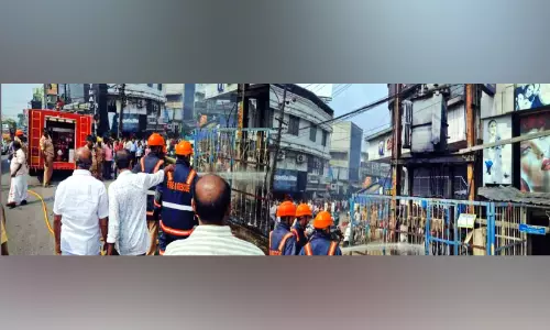 അങ്കമാലി ടൗണിലെ ട്രാൻസ്ഫോർമറിൽ അഗ്നിബാധ