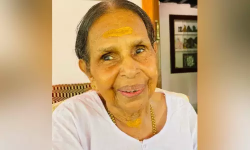 തിരുവില്വാമല കോരപ്പത്ത് കല്യാണികുട്ടി അമ്മ നിര്യാതയായി