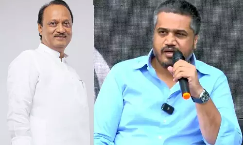 Ajit Pawar and Rohith Pawar