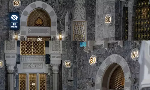 മസ്ജിദുൽ ഹറാമിൽ ഇനി വഴിതെറ്റില്ല; സൗദി വിപുലീകരണ ഭാഗത്തെ കവാടങ്ങൾക്ക് നമ്പറുകൾ നൽകിത്തുടങ്ങി