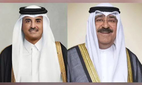 കു​വൈ​ത്ത്  ദേ​ശീ​യ ദി​നം;   ആ​ശം​സ​ക​ൾ നേ​ർ​ന്ന്   ഖ​ത്ത​ർ അ​മീ​ർ