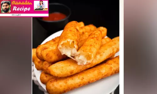 ചീസി പൊട്ടറ്റോ സ്റ്റിക്സ്