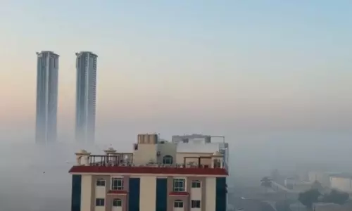 ക​ന​ത്ത മൂടൽ മ​ഞ്ഞ് ആ​സ്വ​ദി​ച്ച് ജ​നം, വ​ല​ഞ്ഞ് വാ​ഹ​ന യാ​ത്രി​ക​ര്‍