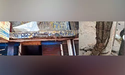 തൃക്കാക്കര നഗരസഭ ബസ് സ്റ്റാൻഡ്; ഇടിഞ്ഞെത്തുമോ ദുരന്തം?