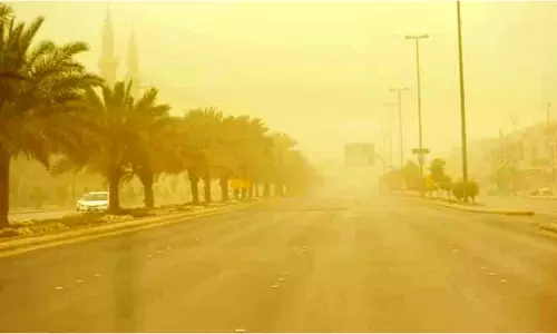 റിയാദ് ഉൾപ്പെടെ ഏഴ് മേഖലകളിൽ ശക്തമായ കാറ്റിന് സാധ്യത; ജാഗ്രതാ നിർദേശവുമായി കാലാവസ്ഥാ കേന്ദ്രം