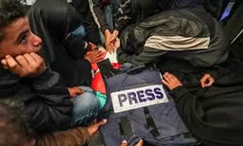 2025ൽ ആഗോളതലത്തിൽ കൊല്ലപ്പെട്ട മാധ്യമ പ്രവർത്തകരിൽ മൂന്നിൽ രണ്ടും ഇസ്രായേൽ ആക്രമണത്തിലെന്ന് സി.പി.ജെ 2025ൽ ആഗോളതലത്തിൽ കൊല്ലപ്പെട്ട മാധ്യമ പ്രവർത്തകരിൽ മൂന്നിൽ രണ്ടും ഇസ്രായേൽ ആക്രമണത്തിലെന്ന് സി.പി.ജെ