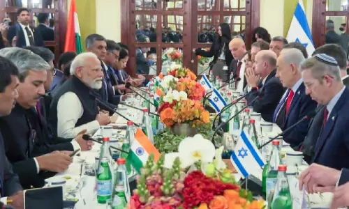 സഹകരണം ശക്തമാക്കാൻ ഇന്ത്യയും ഇസ്രായേലും
