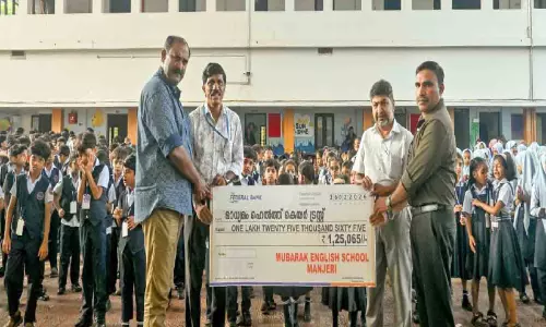 മാ​ധ്യ​മം ഹെ​ൽ​ത്ത്‌ കെ​യ​ർ പ​ദ്ധ​തി​ക്ക് വി​ദ്യാ​ർ​ഥി​ക​ളു​ടെ കൈ​ത്താ​ങ്ങ്