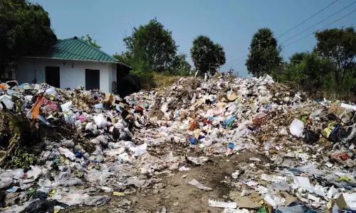 മു​ത​ലി​യാ​ർ​കു​ള​ത്ത് മാ​ലി​ന്യം കു​ന്നു​കൂ​ടു​ന്നു