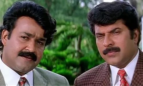 രണ്ട് നായകന്മാർ, രണ്ട് ക്ലൈമാക്സുകൾ: മോഹൻലാൽ-മമ്മൂട്ടി കൂട്ടുകെട്ടിലെ ബ്ലോക്ക്ബസ്റ്റർ ചിത്രത്തിന് ഒരു ലക്ഷത്തിന്‍റെ കേസ് നേരിടേണ്ടി വന്നതിന് കാരണം...
