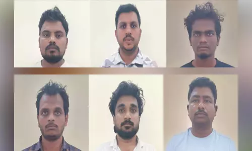 ഹൈ​ദ​രാ​ബാ​ദ് കേ​ന്ദ്രീ​കൃ​ത സാ​മ്പ​ത്തി​ക ത​ട്ടി​പ്പ്;    സം​ഘ​ത്തി​ലെ​ ആ​റുപേ​ർ അ​റ​സ്റ്റി​ൽ