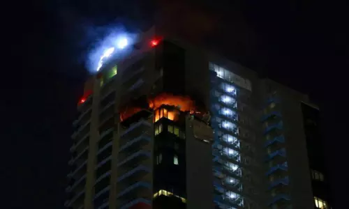 റസിഡൻഷ്യൽ മേഖലയിലും ഡ്രോൺ ആക്രമണം