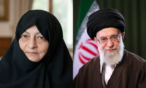 Mansoureh Khojasteh Bagherzadeh, Ayatollah Ali Khamenei Mansoureh Khojasteh Bagherzadeh, Ayatollah Ali Khamenei