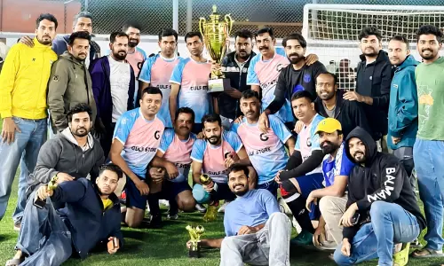 യാംബു അക്നെസ് വെറ്ററൻസ് സൂപ്പർ കപ്പ് ഫുട്ബാൾ ടൂർണമെന്റിൽ ഗൾഫ് സ്റ്റോർ എഫ്.സി ടീം ജേതാക്കൾ