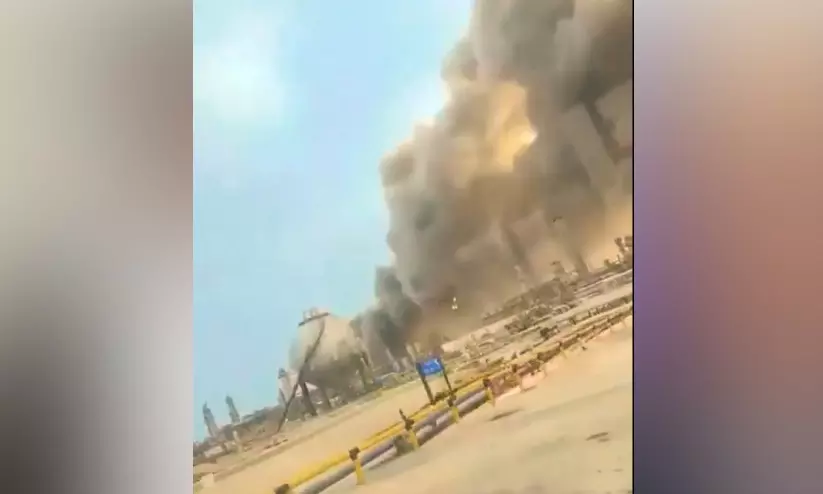 റാ​സ് ത​നൂ​റ റി​ഫൈ​ന​റി​ക്ക് നേ​രെ   ഡ്രോ​ൺ ആ​ക്ര​മ​ണ ശ്ര​മം