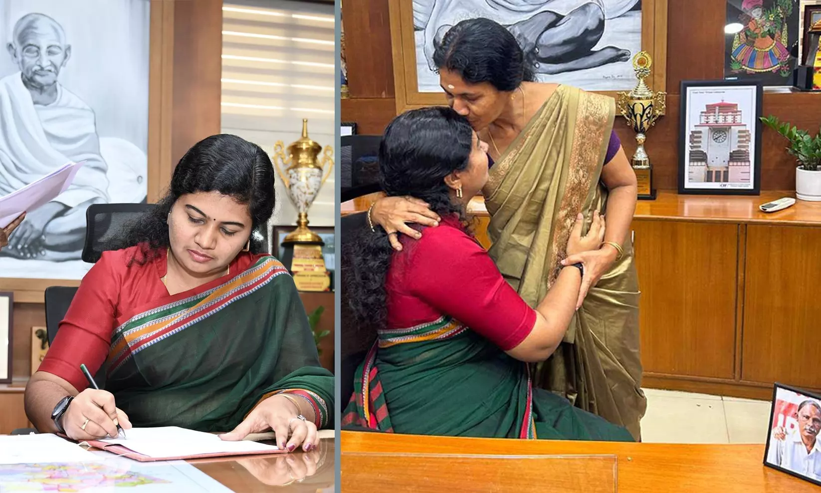 ‘എന്നോടൊപ്പം കലക്ടറുടെ കാറിൽ കയറിയ അമ്മ സങ്കടംകൊണ്ട് ഒന്നും മിണ്ടിയില്ല..’ -പുതിയ തൃശൂർ കലക്ടർ ശിഖ സുരേന്ദ്രൻ