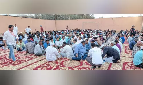 കേ​ളി മു​സാ​ഹ്​​മി​യ ഏ​രി​യ ജ​ന​കീ​യ ഇ​ഫ്താ​ർ