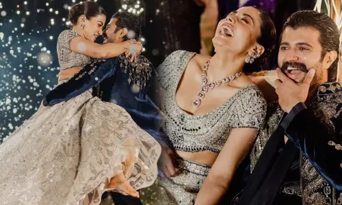 ‘ജീവിതത്തിലെ ഏറ്റവും സന്തോഷകരമായ രാത്രി’; സംഗീത് ചിത്രങ്ങൾ പങ്കുവെച്ച് വിജയ് ദേവരകൊണ്ടയും രശ്മികയും