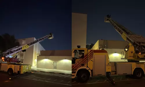 ദുബൈ യു.എസ്​ കോൺസുലേറ്റിന്​ സമീപം ഡ്രോൺ പതിച്ച്​ തീപ്പിടുത്തം; ആർക്കും പരിക്കില്ല