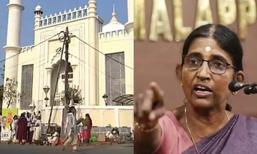 ‘മുട്ടുമ്പോൾ കക്കൂസ് കൊടുത്തതും ചാനലിനു മുന്നിൽ ചായ കൊടുത്തതുമല്ല മതേതരത്വം...’; പൊങ്കാലക്കെത്തിയ ഭക്തർക്ക് പാളയം ജുമാമസ്ജിദിൽ വിശ്രമിക്കാൻ സൗകര്യം ചെയ്തതിനെ പരിഹസിച്ച് കെ.പി. ശശികല