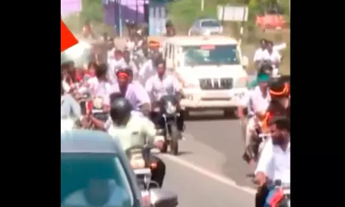 വിജയിയുടെ റാലിയിൽ അപകടം; ആറ് പേര്‍ക്ക് പരിക്ക്