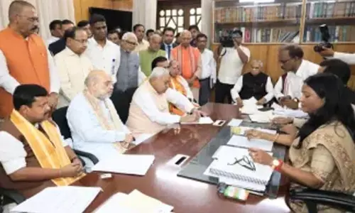 നിതീഷ് കുമാർ രാജ്യസഭയിലേക്ക് പത്രിക നൽകി; ബിഹാറിൽ ഇനി ബി.ജെ.പി മുഖ്യമന്ത്രി