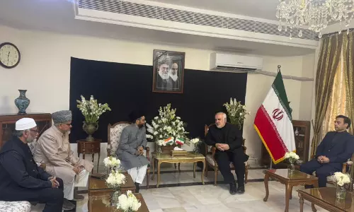 ഇറാൻ എംബസിയിലെത്തി ജമാഅത്തിന്റെ അനുശോചനം