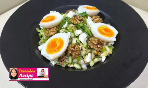 ക്രഞ്ചി നട്ട്, ക്രീം ചീസ് പവർ സലാഡ്