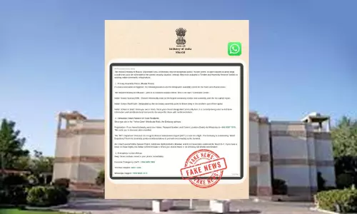 വ്യാജ സന്ദേശം; പ്രവാസികൾ ജാഗ്രത പാലിക്കണം, മുന്നറിയിപ്പുമായി ഇന്ത്യൻ എംബസി