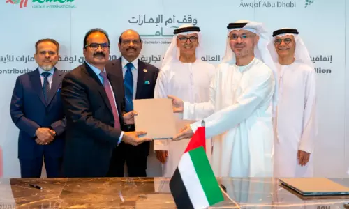 അനാഥർക്ക്​ സഹായം; ഔഖാഫ് അബൂദബി ലുലുവുമായി കരാര്‍ ഒപ്പിട്ടു