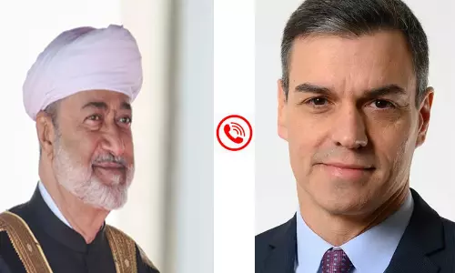 സ്പെയിൻ പ്രധാനമന്ത്രിയുമായി സുൽത്താൻ ഫോൺസംഭാഷണം നടത്തി