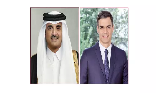 ഐ​ക്യ​ദാ​ർ​ഢ്യം അ​റി​യി​ച്ച് സ്പെ​യി​ൻ