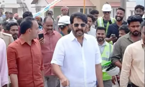 കേരളത്തിലെ ജനങ്ങളുടെ മനസാണ് ഈ കാണുന്നത്;  വയനാട് ടൗൺഷിപ്പിലെത്തി മമ്മൂട്ടി