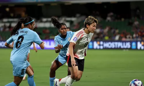 പെ​ർ​ത്തി​ൽ ഇ​ന്ത്യ​ക്ക് നി​രാ​ശാ വ​നി​താ ദി​നം;   ഏ​ഷ്യ​ൻ ക​പ്പി​ൽ 0-11ന് ​തോ​റ്റ് പു​റ​ത്ത്