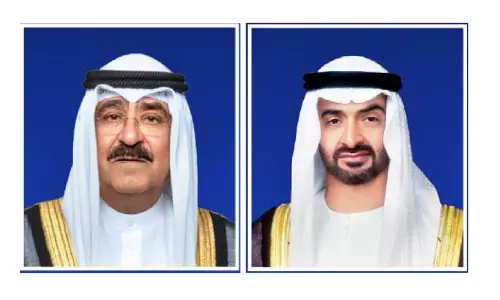 സ്ഥി​തി​ഗ​തി​ക​ൾ ച​ർ​ച്ച​ചെ​യ്തു; അ​മീ​റും യു.​എ.​ഇ പ്ര​സി​ഡ​ന്റും