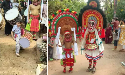 തനത് കലാരൂപങ്ങളെ നെഞ്ചിലേറ്റി കുഞ്ഞുസഹോദരങ്ങൾ തനത് കലാരൂപങ്ങളെ നെഞ്ചിലേറ്റി കുഞ്ഞുസഹോദരങ്ങൾ